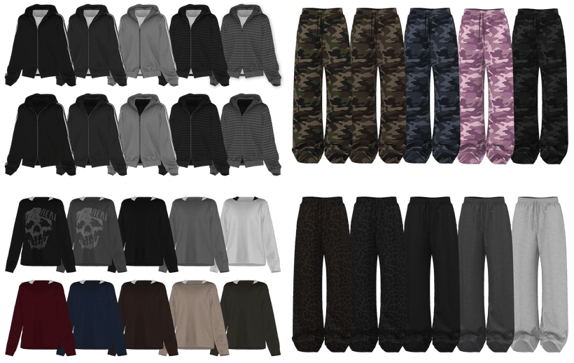 Галерея мода Сет одежды Wish Outfit Set #1